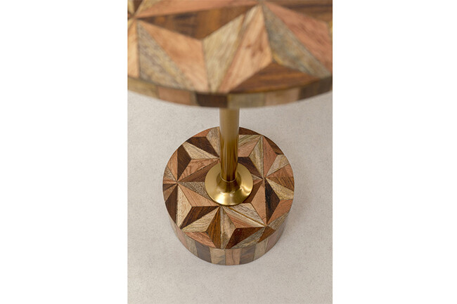 ドメロ ジオ ブラウン O25cm　サイドテーブル 