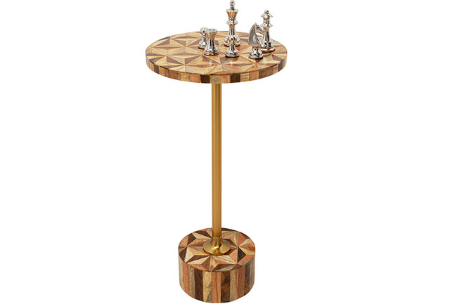 ドメロ ジオ ブラウン O25cm　サイドテーブル 