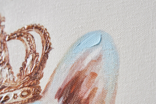 ドッグウィズクラウンA 30×30cm 