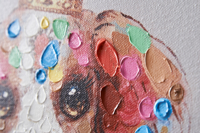 ドッグウィズクラウンB 30×30cm 