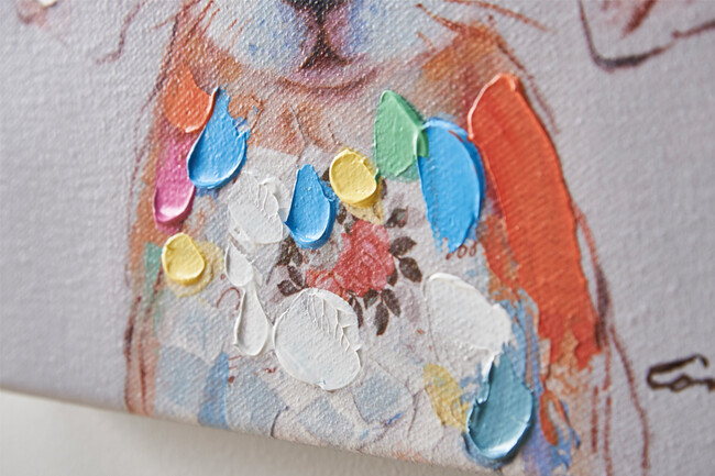 ドッグウィズクラウンB 30×30cm 