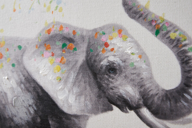 エレファント＆バタフライ 50×50cm 