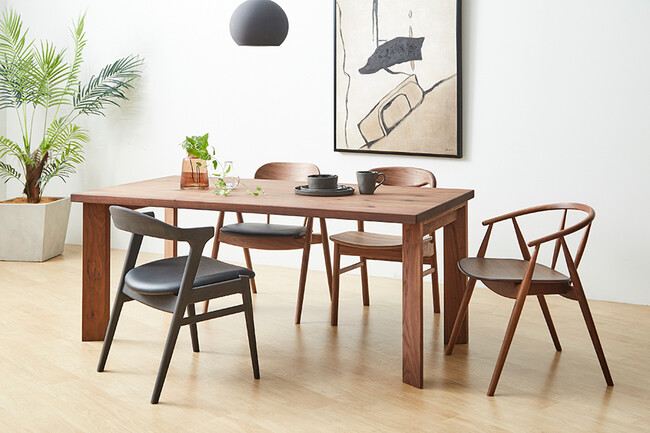 GAKU（ガク） ダイニングテーブル　W1600（ウレタン塗装） 