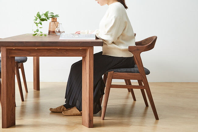 GAKU（ガク） ダイニングテーブル　W1500（ウレタン塗装） 