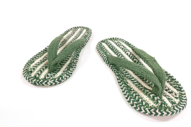 Skips! コットンサンダル オーチャード（L / グリーン） 