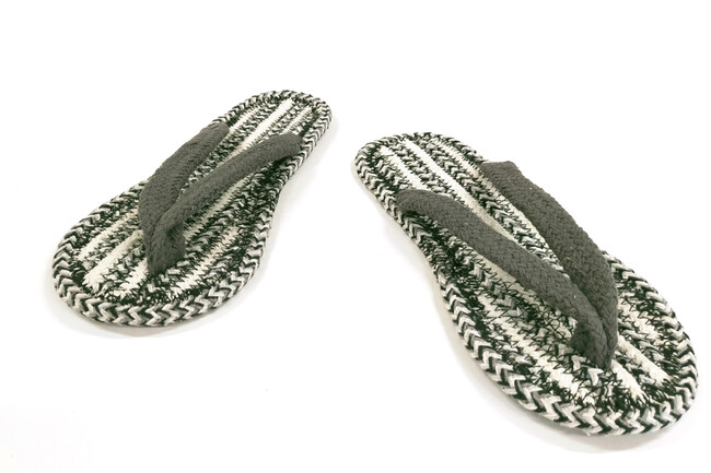 Skips! コットンサンダル オーチャード（L / ブラック） 