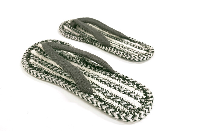 Skips! コットンサンダル オーチャード（L / ブラック） 