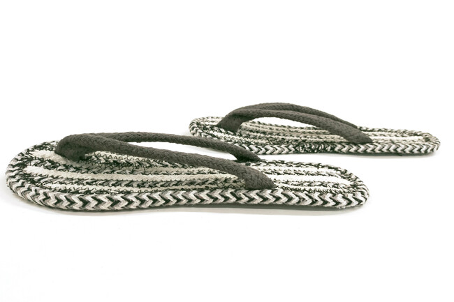 Skips! コットンサンダル オーチャード（L / ブラック） 