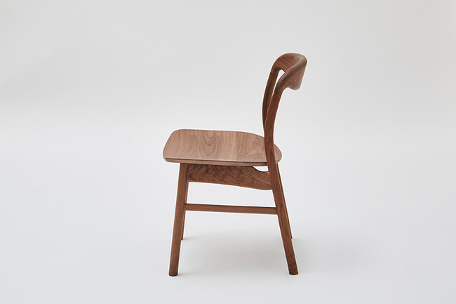 yama（ヤマ）サイドチェア WN ウレタン塗装（板座） 