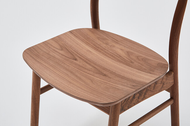 yama（ヤマ）サイドチェア  WN オイル塗装（板座） 