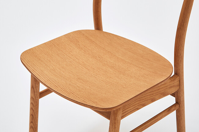 yama（ヤマ）サイドチェア  OAK ビスケット（板座） 
