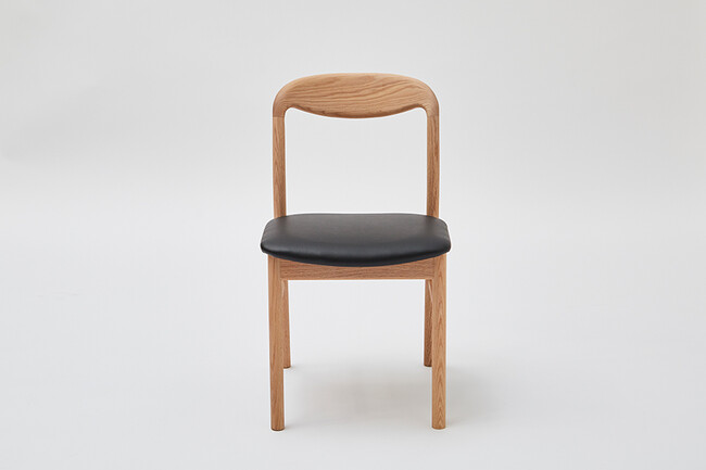 yama（ヤマ）サイドチェア  OAK エクリュ（PVC） エクリュ　ウレタン塗装