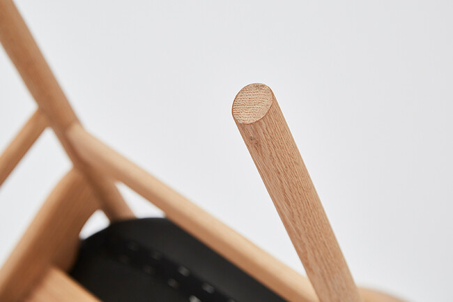 yama（ヤマ）サイドチェア  OAK エクリュ（PVC） 