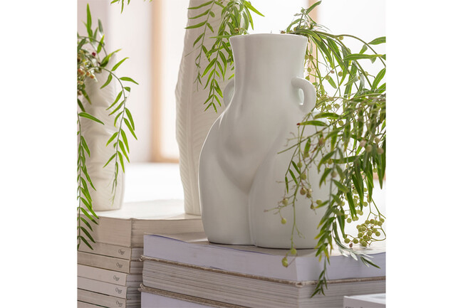 ドナ ホワイト フラワーベース 