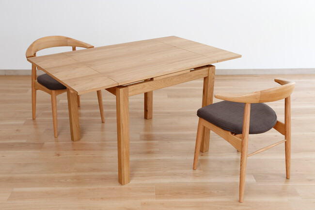 COMODO2（コモドツー） 伸長式ダイニングテーブル（ウォールナットWN） 