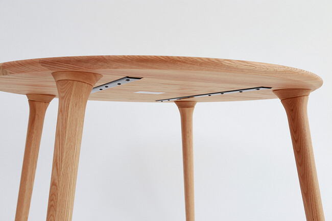 SATO（サト）ダイニングテーブル 円形 OAK W1200 