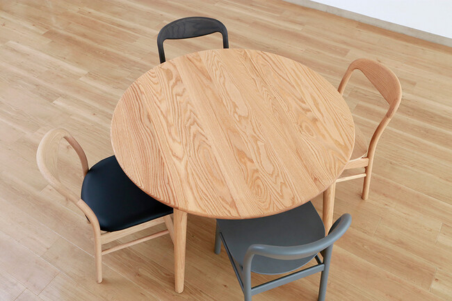SATO（サト）ダイニングテーブル 円形 OAK W1000 