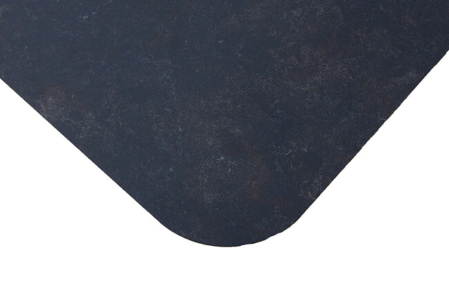 大容量リビングテーブル　ブラック×マーブルブラック 