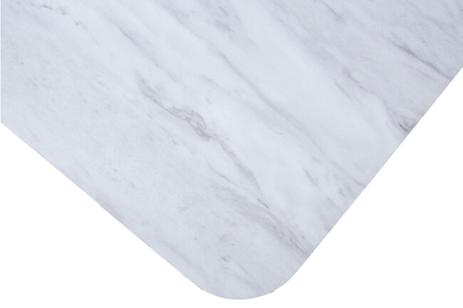 大容量リビングテーブル　ホワイト×マーブルホワイト 