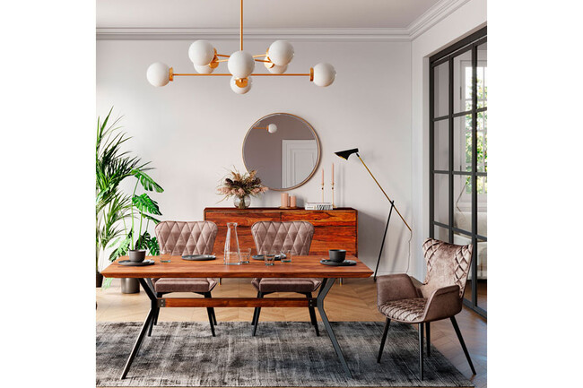 ドリームブラウン　アームレストチェア 