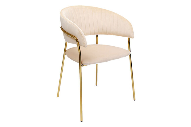 ベルクリーム ダイニングチェア（2脚セット） 