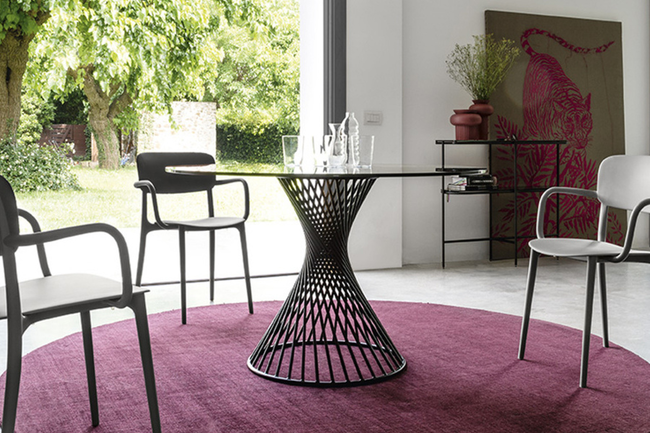 カリガリス ボルテックス 円形ダイニングテーブル ／ Calligaris VORTEX Round table[CS4108-FD 120] GTR 