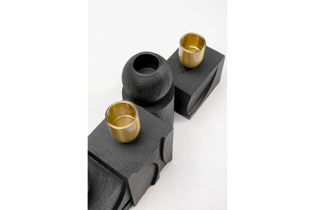 ヴィスタ 12cm キャンドルホルダー 