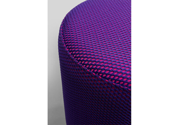 ジョディ パープルメッシュ ブラック O35cm スツール 