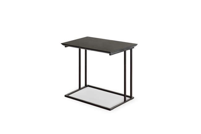 モードなセラミックサイドテーブル ロータイプ 