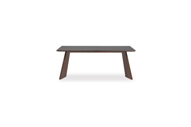 モダンなセラミック天板のダイニングテーブル 