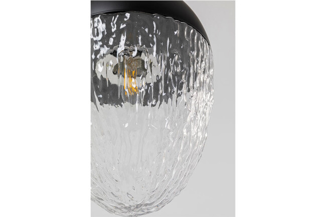 フローズン ブラック マット O20cm ペンダントランプ 