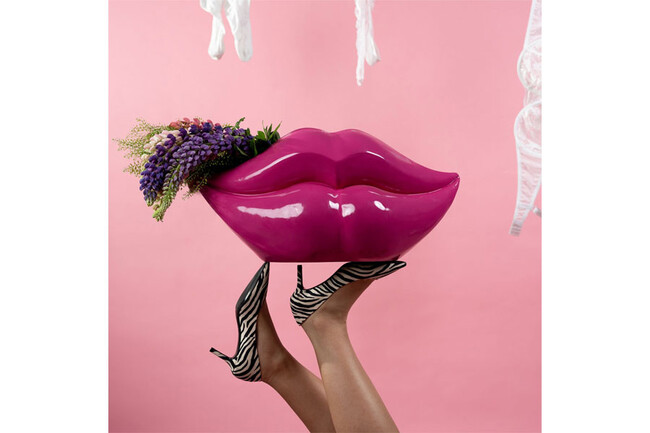 リップ ピンク 28cm フラワーベース 