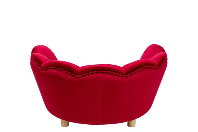 ウォーターリリー レッド ドッグ/キャット ベッド * 