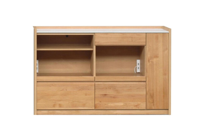 ANE キッチンカウンター（ナチュラル色） 144サイズ　ナチュラル色