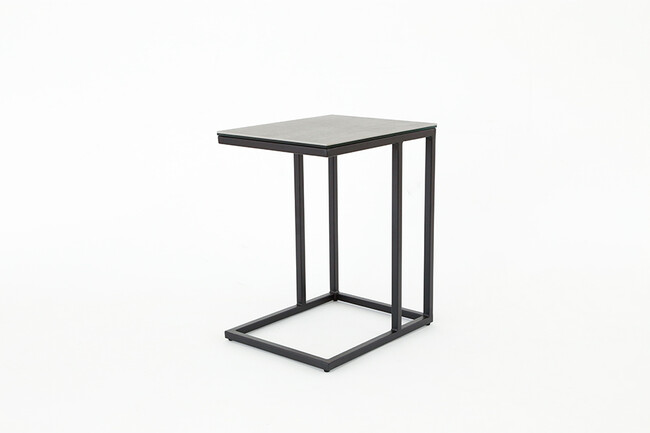 セラミック天板 サイドテーブル （アッシュグレイ） 