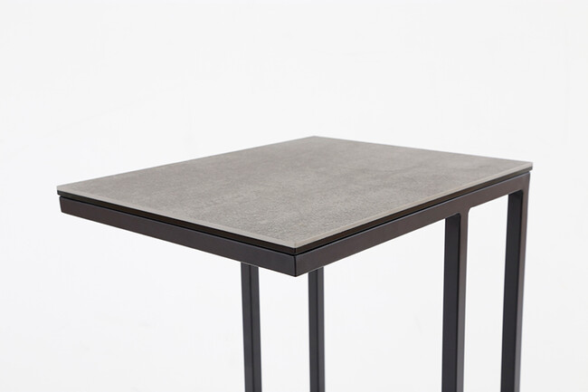 セラミック天板 サイドテーブル （アッシュグレイ） 