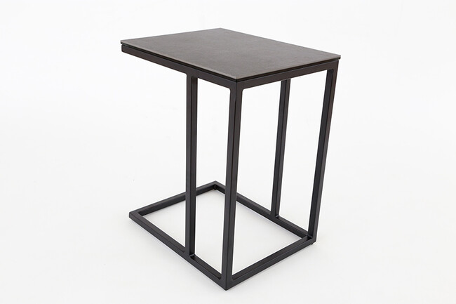 セラミック天板 サイドテーブル （アッシュグレイ） 