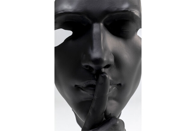 クワイエットフェイスブラック デコオブジェ 