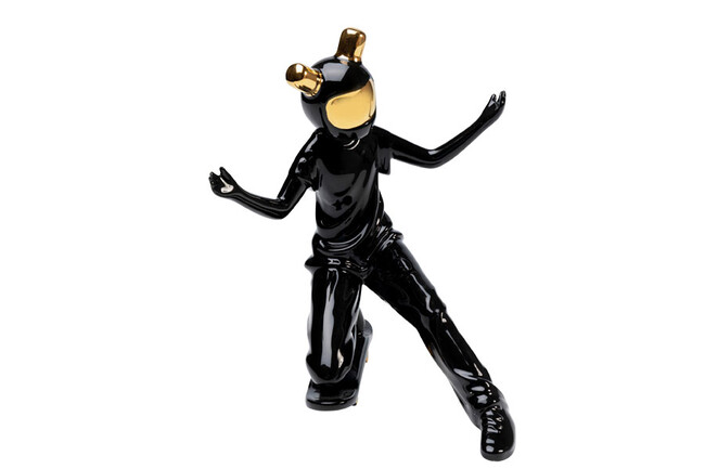 スケーティングアストロノート ブラック デコフィギア 