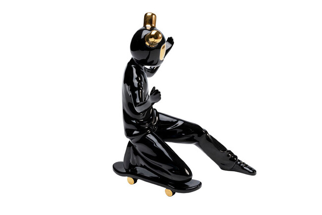 スケーティングアストロノート ブラック デコフィギア 