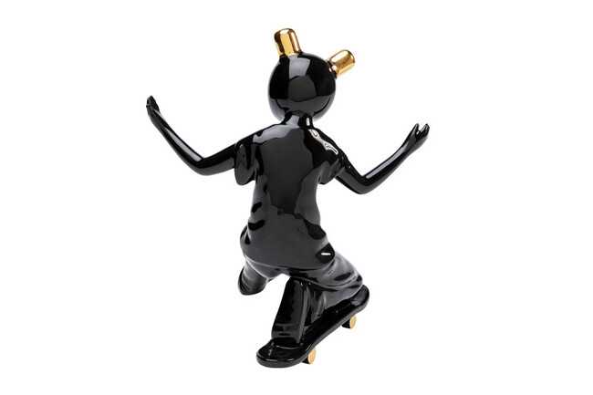 スケーティングアストロノート ブラック デコフィギア 