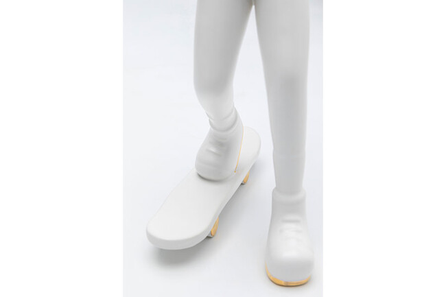 スケーティングアストロノート ホワイト デコフィギア 