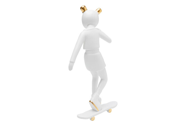 スケーティングアストロノート ホワイト デコフィギア 