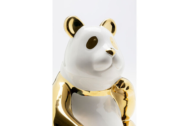 パンダ ゴールド 19cm デコフィギア * 