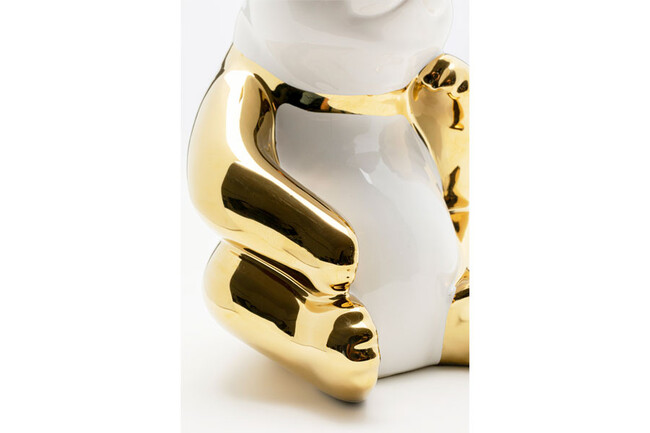 パンダ ゴールド 19cm デコフィギア * 