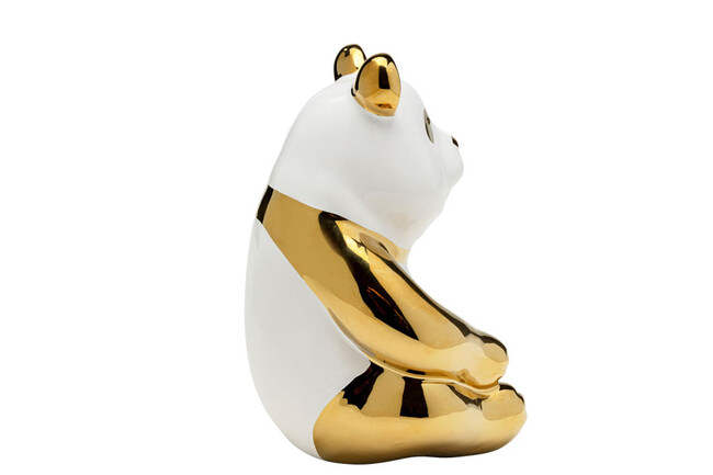 パンダ ゴールド 19cm デコフィギア * 