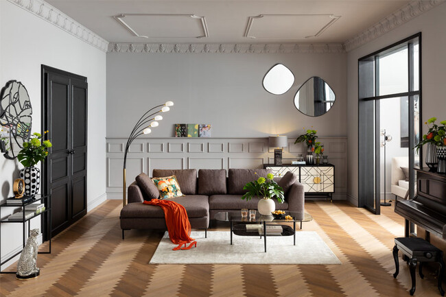 ヨーテボリ 71x71cm　ミラー 