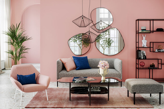 ヨーテボリ 71x71cm　ミラー 