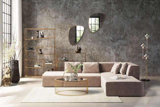 ロフトゴールド195x60cm シェルフ 