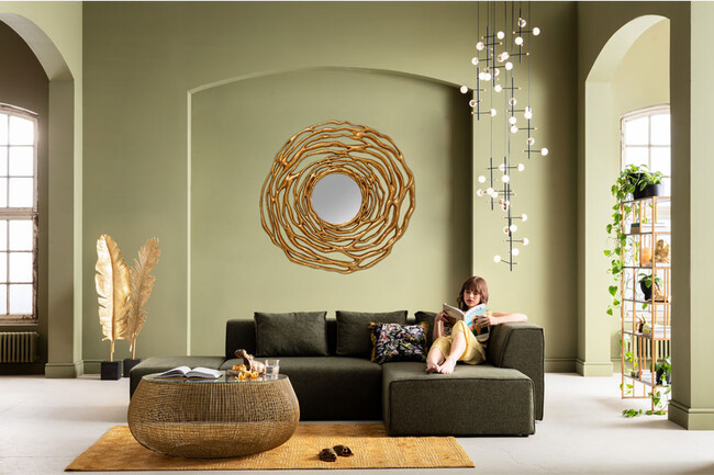 ツィッギー ゴールドO121cm ミラー 